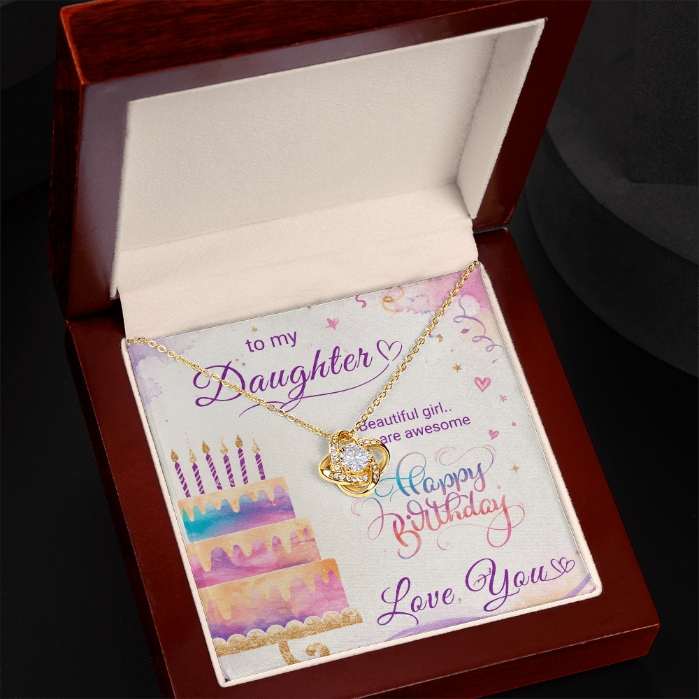 To My Daughter – Happy Birthday Gift for Daughter | Loving & Emotional Gift Design | Heartfelt Birthday Gift for Daughter – To My Beautiful Girl | Happy Birthday