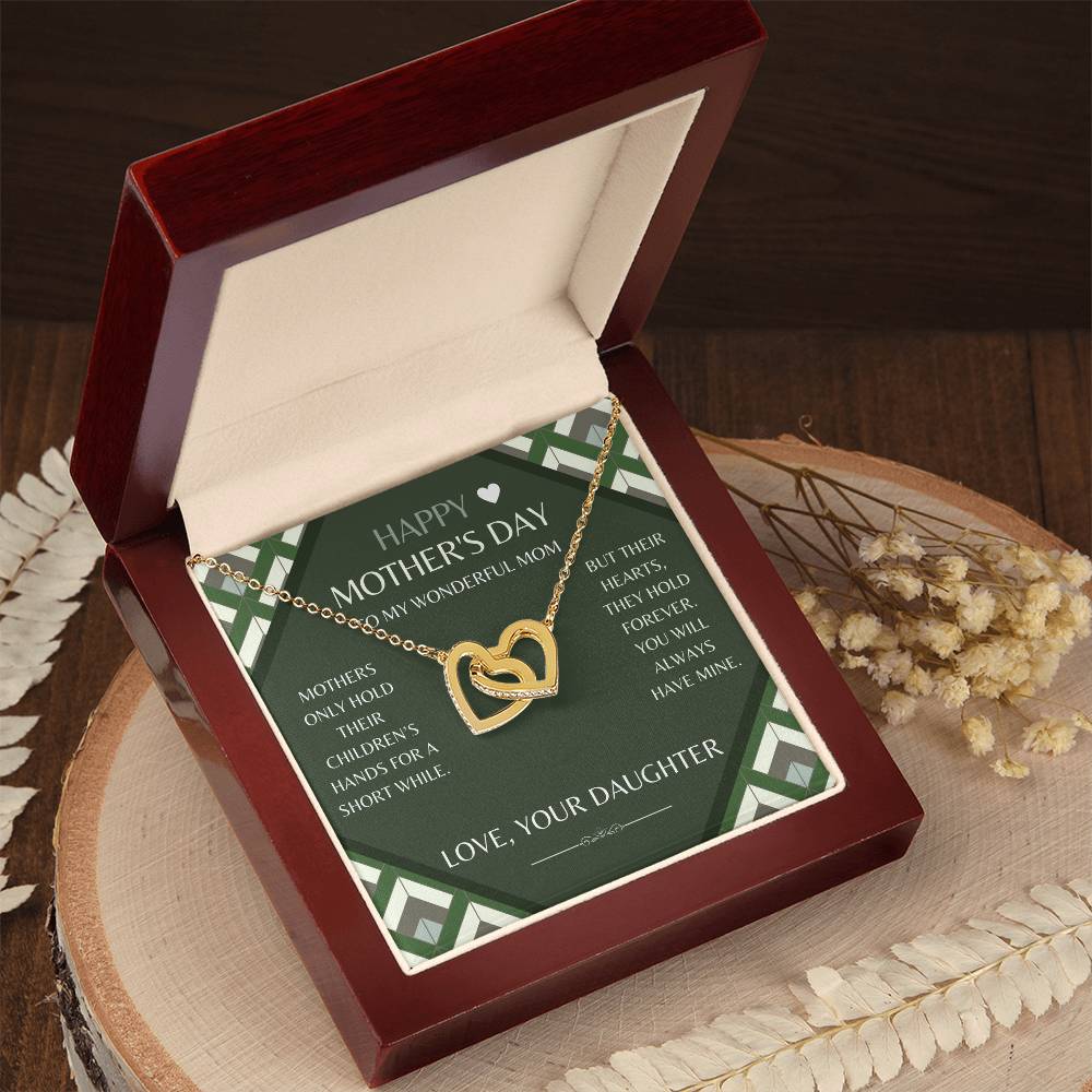 Mothers Day Present for Wonderful Mom, To My Wonderful Mother Mom Necklace Gifts Jewelry, Mother from Your Daughter, Son, Birthday Gifts for Mom, Jewelry for Mom, Mother's Day Gift, Gifts for Women
