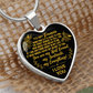 To My Fiancee Heart Necklace, My Everything, Anniversary Valentine's Day Gift, Future Wife Birthday Christmas Gift, Future Wife Jewelry, Birthday, Christmas, Valentine Gifts For Girlfriend, Romantic Gifts For Her