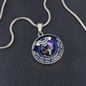 Wolf Grandpa and Grandson Necklace, To My Grandson Gift From Grandpa, To My Grandson Necklace, Christmas Gift From Grandfather, Gift From Grandpa To Grandson, To My Grandson Necklace Gifts From Grandpa, Luxury Circle Necklace Present from Grandparents