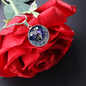 Wolf Grandpa and Grandson Necklace, To My Grandson Gift From Grandpa, To My Grandson Necklace, Christmas Gift From Grandfather, Gift From Grandpa To Grandson, To My Grandson Necklace Gifts From Grandpa, Luxury Circle Necklace Present from Grandparents