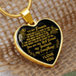 To My Fiancee Heart Necklace, My Everything, Anniversary Valentine's Day Gift, Future Wife Birthday Christmas Gift, Future Wife Jewelry, Birthday, Christmas, Valentine Gifts For Girlfriend, Romantic Gifts For Her