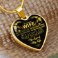 To My Beautiful Future Wife Necklace, Thoughtful Fiancé Gift for Her, A Heartfelt Gift That Will Make Her Heart Melt, Gift for Wife Anniversary, To My Future Wife Luxury Heart Necklace, Christmas, Valentines, Wedding Anniversary Romantic Gifts for Her