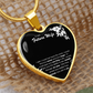 To My Future Wife Necklace From Husband, To My Wife Luxury Heart Necklace, Soulmate Necklace For Women, Future Wife Jewelry, Birthday, Christmas, Valentine Gifts For Girlfriend, Romantic Gifts For Her