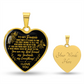 To My Fiancee Heart Necklace, My Everything, Anniversary Valentine's Day Gift, Future Wife Birthday Christmas Gift, Future Wife Jewelry, Birthday, Christmas, Valentine Gifts For Girlfriend, Romantic Gifts For Her