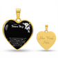 To My Future Wife Necklace From Husband, To My Wife Luxury Heart Necklace, Soulmate Necklace For Women, Future Wife Jewelry, Birthday, Christmas, Valentine Gifts For Girlfriend, Romantic Gifts For Her