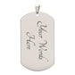 New Dad Gifts Daddy To Be First Fathers Day Luxury Dog Tag Necklace Gifts for Husband Boyfriend Him Men from Wife Announcement Pregnancy Baby Keepsake for Soon to Be Dad Papa Birthday Christmas Valentines Day Gifts