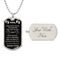 New Dad Gifts Daddy To Be First Fathers Day Luxury Dog Tag Necklace Gifts for Husband Boyfriend Him Men from Wife Announcement Pregnancy Baby Keepsake for Soon to Be Dad Papa Birthday Christmas Valentines Day Gifts