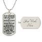 To My Grandson from Nana Inspirational Necklace Dog Tag Pendant Necklace Always Remember You Are Braver Than You Believe Motivational Encouragement Dogtags Jewelry Birthday Graduation Gifts,  Love Nana