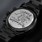 Daddy and Son Best Friends for Life Engraved Watch, Funny Gift For Dad, Father's Day Gift Ideas for Daddy, Birthday, Retirement Present For Father, Unique Gift Ideas for Christmas