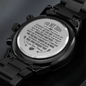 To My Son I Love  You Forever, Beautiful Chapter Son Engraved Watch, Christmas Gift, Graduation Gift, Son Birthday Gift, Wedding Day Gift, Watch for Son on Wedding, Watches for Our Son, Our Son Birthday Watch