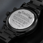 Daddy First Father's Day Watch Gifts, Happy First  Fathers Day Love You Forever Dad, Engraved Watch Gift for Dad, Birthday Gift for Dad, Engraved Watch for Him, Cool Father Gift