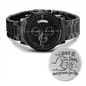 Daddy and Son Best Friends for Life Engraved Watch, Funny Gift For Dad, Father's Day Gift Ideas for Daddy, Birthday, Retirement Present For Father, Unique Gift Ideas for Christmas