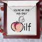 Special Love Knot Necklace From Husband - Gift for Wife You're My One and Only - to My Wife Necklace - Valentines Day Gifts for Wife - Couple Necklace Set - Friendship Necklaces