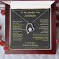 Gift For Your Soulmate - You Are My Inspiration - Love Knot - To My Wife Necklace - Valentines Day Gifts For Wife - Gold Woman Name Jewelry - Personalized Anniversary Gift for Wife - White Gold Pendant - Anniversary Jewelry for Her