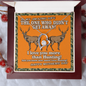 Hunting Lover Gifts - The one who didn't get away! I love you more than hunting! - Love Neckless for wifey - Best Gift for wifey - Best Romantic Gift for soulmate - Neckless for soulmate - Lockes for wifey