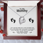 Personalized Wife Necklace Gift - Personalised Baby Bump - To My Mum/Mummy Gift - Mother's day Gift - Gift For Mom