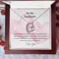 To My Soulmate - I Love You Necklace - To My Wife Necklace From Husband - Wife Birthday Surprise- Golden colour Neckless for Beloved wife - Best Birthday Gift for her