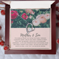 Mother and Son Necklaces for Women, Meaningful Gift to Mom from Son I Love You Necklace, Sentimental Mother's Day Gift for Mom from Son, Unique Moms Birthday Gift Ideas, Mom Necklace, Mother Necklace, Jewelry for Mom, Mother's Day Gift, Gifts for Women