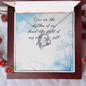 You Are The Rhythm Of My Heart - The Light Of My Soul - A Gift Of Life - Gift for wife - Anniversary Gift for her - Gift from Hubby - Gift for Spouse - Necklace from Husband - Best Necklace for her