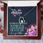 Forever Love Necklace for Women Grandma Aunt Stepmother Sister Mom Gifts Jewelry Mothers Anniversary Jewelry Gifts for Women Birthday Unique Necklace, Mom Necklace, Mother Necklace, Mom Gift, Gift from Daughter, Jewelry for Mom, Mother's Day Gift