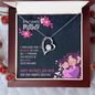 To The Luckiest Mother Gifts, Mother's Day Mom Necklace Gifts for Women Birthday Gifts for Mom From Daughter Son Best Mom Forever Love Necklace With Cards Gifts for Step Mom Mother in Law