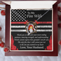To My Fire Wife Love Your Huaband - Couple Necklace Set -Beloved wife Necklaces - Customize Couple Necklace - To My Wife Necklace - Birthday Gift - Anniversary Gift