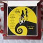 Jack & Sally - The Love Knot Necklace - To My Sally - To My Wife Necklace, Valentines Day Gifts For Wife - Romantic Gift for Wife - Love design Neckless for wifey - Gift For My Wife - Beautiful message card for her