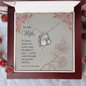 To My Wife Necklace - Sweetest Hearts for wife - To My Wife Necklace - Romantic Gift for Wife - Diamond Necklace for wife - Gift for wife