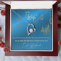 To My Wife Necklace - BEAUTIFUL EID GIFT FOR WIFE - LOVE KNOT -  Couple Necklace Set - Customize Couple Necklace -Valentine's day gift -Gift for her him -Anniversary gift