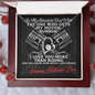 To My Smokin' Hot Wife - Happy Mothers Day - Gets my motor runnin' - To My Wife Necklace - Valentines Day Gifts For Wife - Gift For Her - Handmade Jewelry - Necklace for Wife