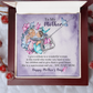 Mom Necklace Gift from Daughter, Birthday Gift Card Necklace From Son, Unique Personalized Gift for Mommy, Mothers Day Jewelry for Her