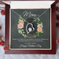 Mom I Love You Happy Mother's Day Gifts, Mother Gifts, Appreciation Mom Jewelry Necklace with Sentimental Message Card Present (To My Loving Mom, Forever Love Necklace), Unique Moms Birthday Gift Ideas, Mom Necklace, Mother Necklace, Jewelry for Mom