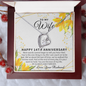 14 Year Wedding Anniversary Gift For Wife, 14th Anniversary Gift For Her, 14 Year Anniversary Gift Ideas,Birthday Gifts For Wife, 14th Anniversary Gifts, Necklace For Wife From Husband,