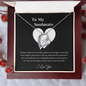 To My Wife Necklace From Husband - to My Soulmate Necklace for Women - My Soulmate, Love You - Necklace - Gift for My Wife -  Romantic Wife Gift - Gift for Soulmate