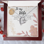 Gift for Wife Birthday - To My Wife Necklace - Happy Birthday My Love - To My Wife Necklace With Message Card - wife gift from husband future husband - Anniversary Gift For Wife -  Gift For Her,Handmade Jewelry
