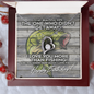 The One Who Didn't Get Away! Happy Birthday Bass - to My Soulmate Necklace for Women - to My Wife Necklace With Message Card - Gift for Wife - Birthday Gift for Wife -