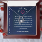 To My Loving Mom Necklace I Love You Mom Forever Love Necklace Gifts From Daughter Son Mom's Birthday Gift Happy Mother's Day Gift 2025 Jewelry with Message Card and Gift Box