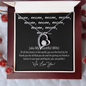 Mom Cute Memorable Mother's Day Gift - We Love You - Gift For My Wife - Romantic Wife Gift - Wife Birthday Surprise - To my Wife Necklace - Necklace with love message for wife