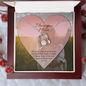 To My Loving Mom Necklace I Love You Mom Knot Pendant Necklace Gifts From Daughter Mom's Birthday Gift Mother's Day Gift Jewelry with Message Card and Gift Box