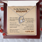 Gift For Your Soulmate - Hand In Hand - Love Knot - To My Smokin' Hot Soulmate - Gift For My Wife, Romantic Wife Gift -  Wife Birthday Surprise - wife gift from  future husband - Anniversary Gift For Wife