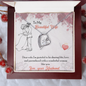 To My Wife Necklace With Message Card - wife gift from husband future husband - Anniversary Gift For Wife - Necklace for soulmate - Diamond Necklace for wife - Handmade Necklace for her Birthday Gift  - Custom Design for her Best day - Wife Gift