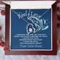 To My Wife Necklace Anniversary Gift For Wife - To My Reel Love Necklace - Your Solemate - Fishing Fisherman Necklace - Gift for wife - Anniversary for Wife