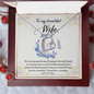 To My Beautiful Wife - You And Me Forever Everyday - Romantic Message from Hubby - Best Gift for Wife - Birthday Gift for her - Handmade Necklace for soulmate