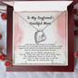 To My Boyfriends Beautiful Mom Necklace, Mothers Day Gifts For Boyfriends Mom From Girlfriend, Personalized Gifts For Mother In Law, Mother's Day Necklace, Best Birthday Present To My Boyfriend Mom Christmas Present Ideas