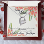 To My Mother Mom Necklace Gifts Jewelry, Forever Love Necklace Gifts for Mom Mother from Daughter, Appreciation Mom Jewelry Necklace with Message Card Present, Mom Necklace, Mother Necklace, Mom Gift,  Birthday Gifts for Mom, Jewelry for Mom