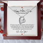 White Gold Name Necklace - Diamond Necklace for Wifey - to My Wife Necklace - Couple Necklace Set - Friendship Necklaces - Valentine's Day Gift - Gift for Her Him - Anniversary Jewelry for Her
