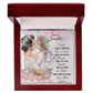 To My Daughter Forever Love Necklace, Birthday Christmas Gift for Daughter, meaningful Jewelry From Mom Parents