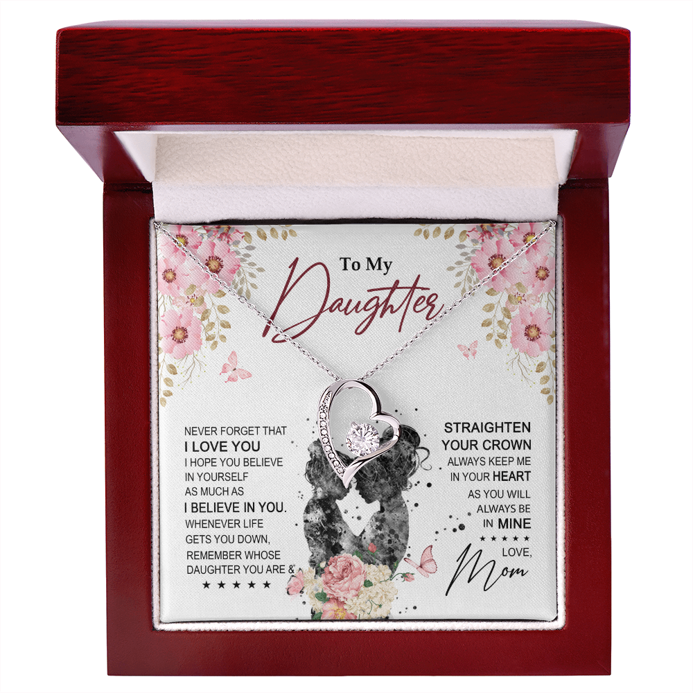To My Daughter Necklace From Mom With Heartfelt Message & Elegant Box Gifts For Daughter, Beautiful Jewelry Gift On Graduation Birthday 2026