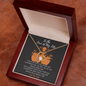 To The Love of My Life - Love-Knot - All My Love - To My Beautiful Wife Necklace Boxed Jewellery - Personalised Card Gift for Wife from Husband Lover - Romantic message for wife - Gift for Girlfriend